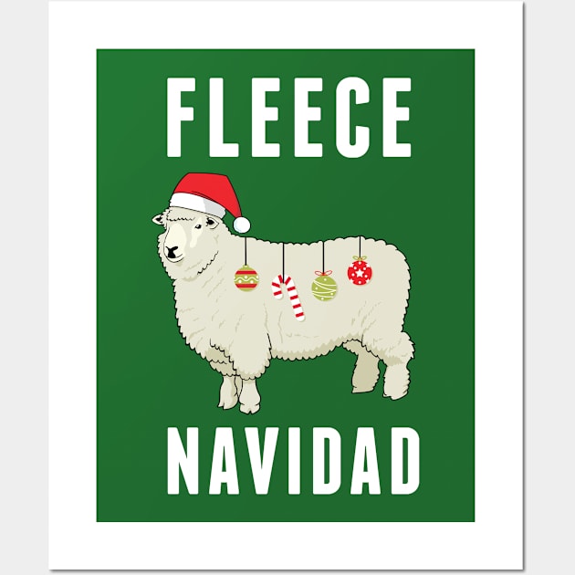 Fleece Navidad Wall Art by HudsonVibes